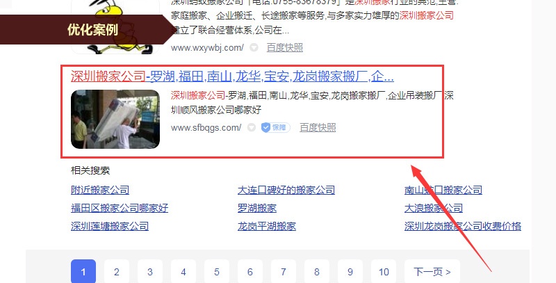 深圳布吉网站优化案例